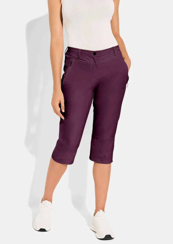 Freizeithose aus Active-Stretch-Material - bordeaux - Gr. 48 von Goldner Fashion