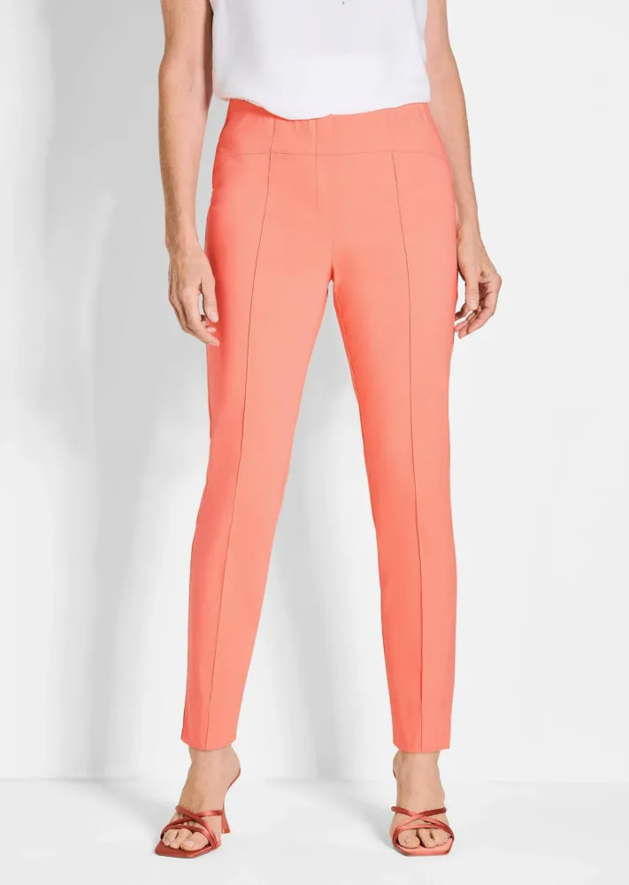 Schlupfhose LOUISA - pfirsich - Gr. 38 von Goldner Fashion