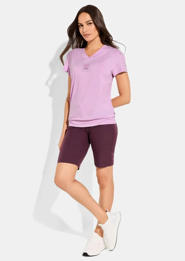 Bermuda aus Active-Stretch-Material - bordeaux - Gr. 38 von Goldner Fashion