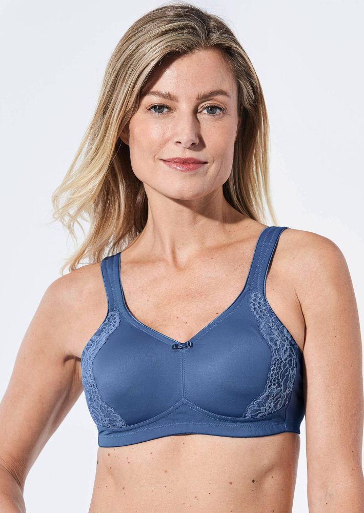 Minimizer-BH ohne Bügel - blau - Gr. 85 B von Goldner Fashion