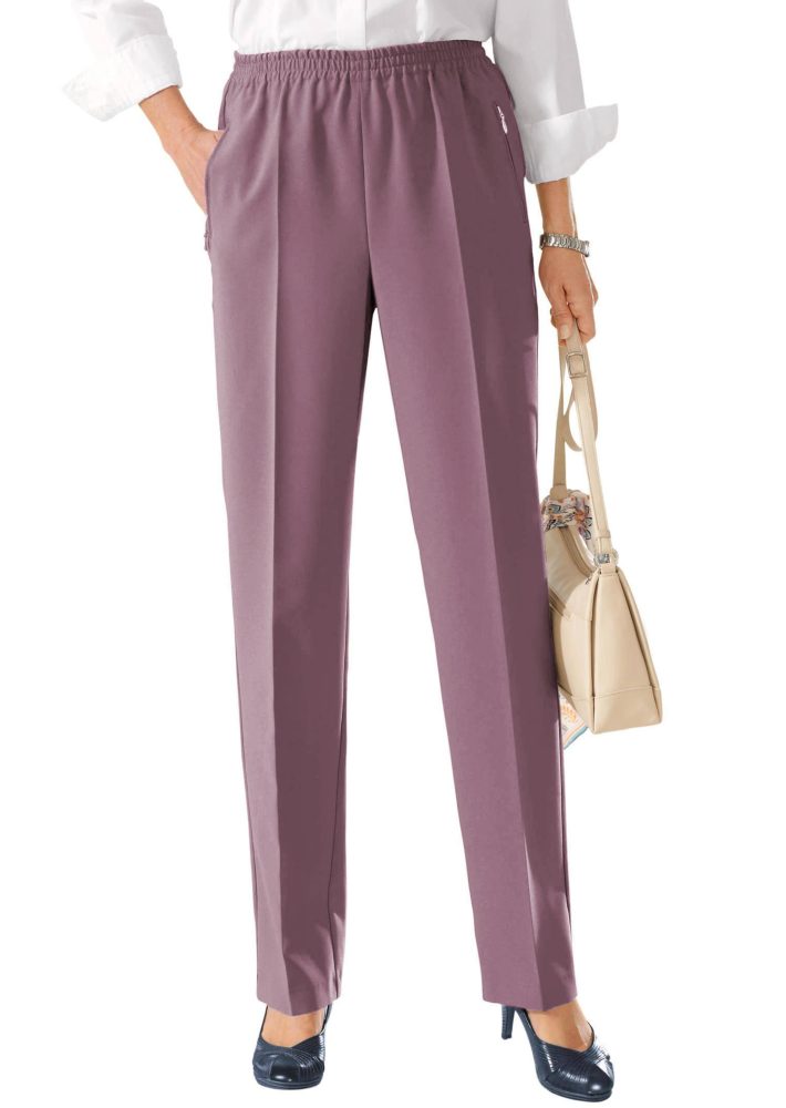 Pflegeleichte Reiseschlupfhose CARLA - flieder - Gr. 245 von Goldner Fashion