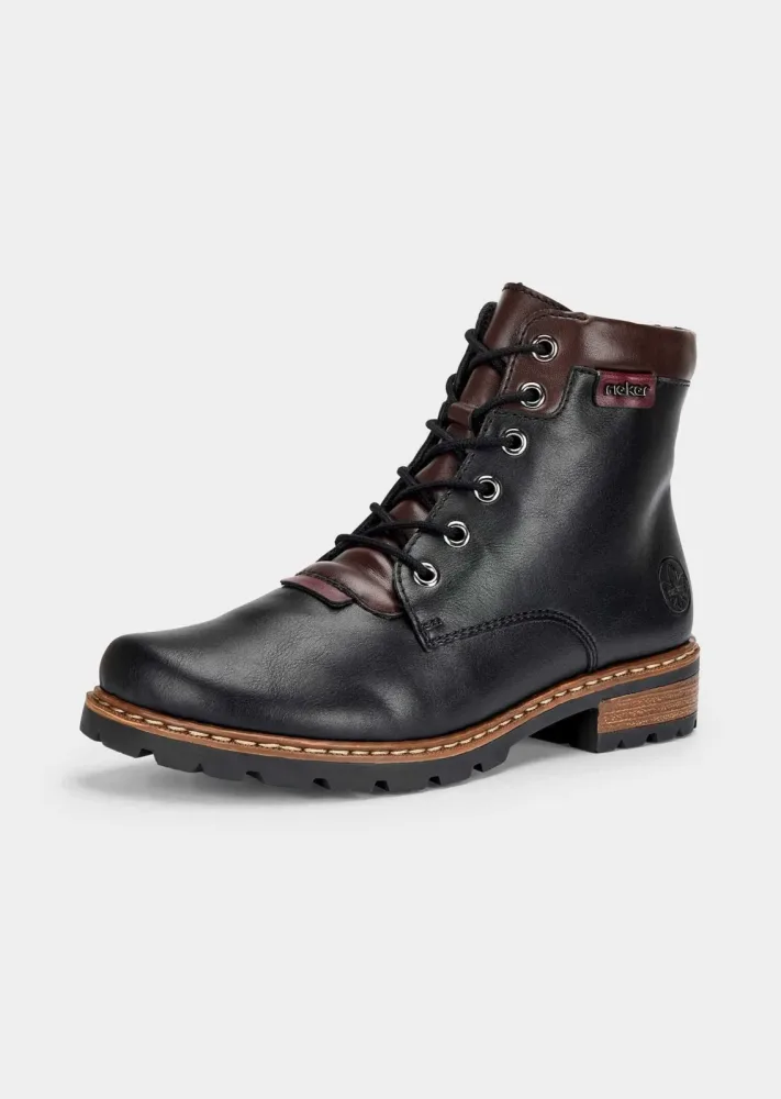 Stiefeletten mit samtigem Veloursleder - schwarz - Gr. 39 von Goldner Fashion