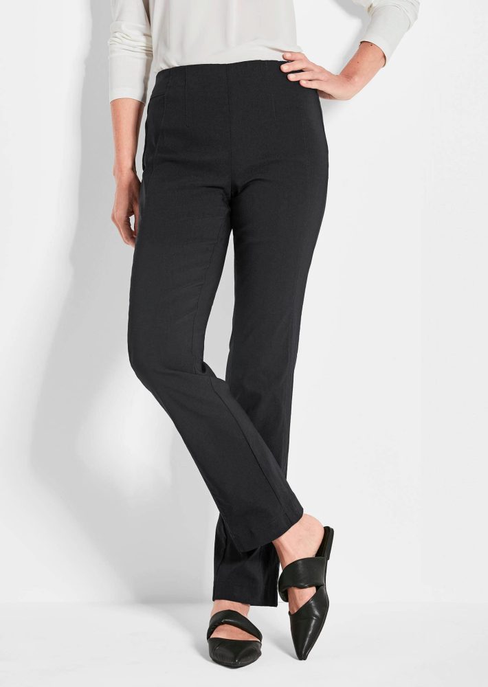 Pflegeleichte Bengalinhose CARLA - schwarz - Gr. 21 von Goldner Fashion