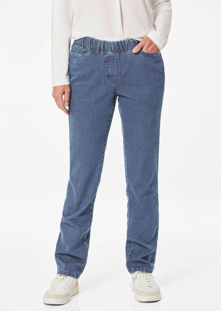 Klassische Schlupfjeans CARLA - hellblau - Gr. 20 von Goldner Fashion
