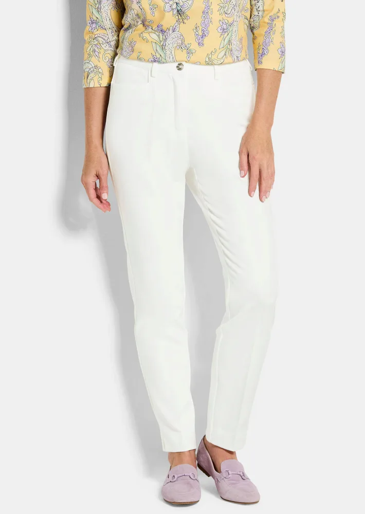 Bauchweghose Adelina by Scheiter - cremeweiss - Gr. 54 von Goldner Fashion