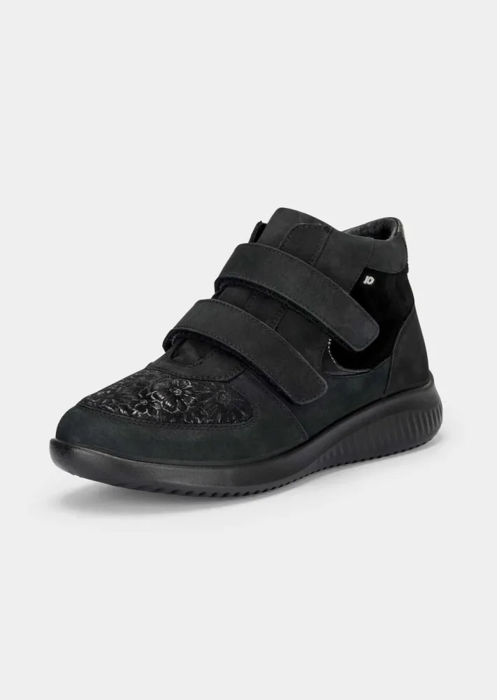 Stiefeletten aus Stretch-Material mit Hallux-Funktion - schwarz - Gr. 36 von Goldner Fashion