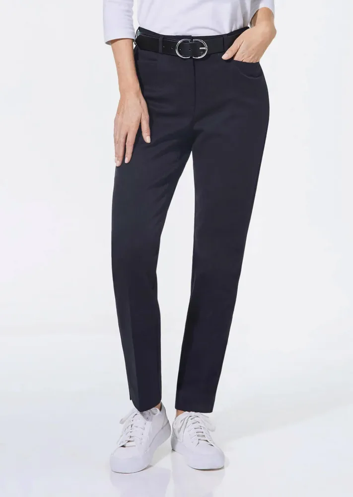 Bauchweghose Adelina by Scheiter - marine - Gr. 20 von Goldner Fashion