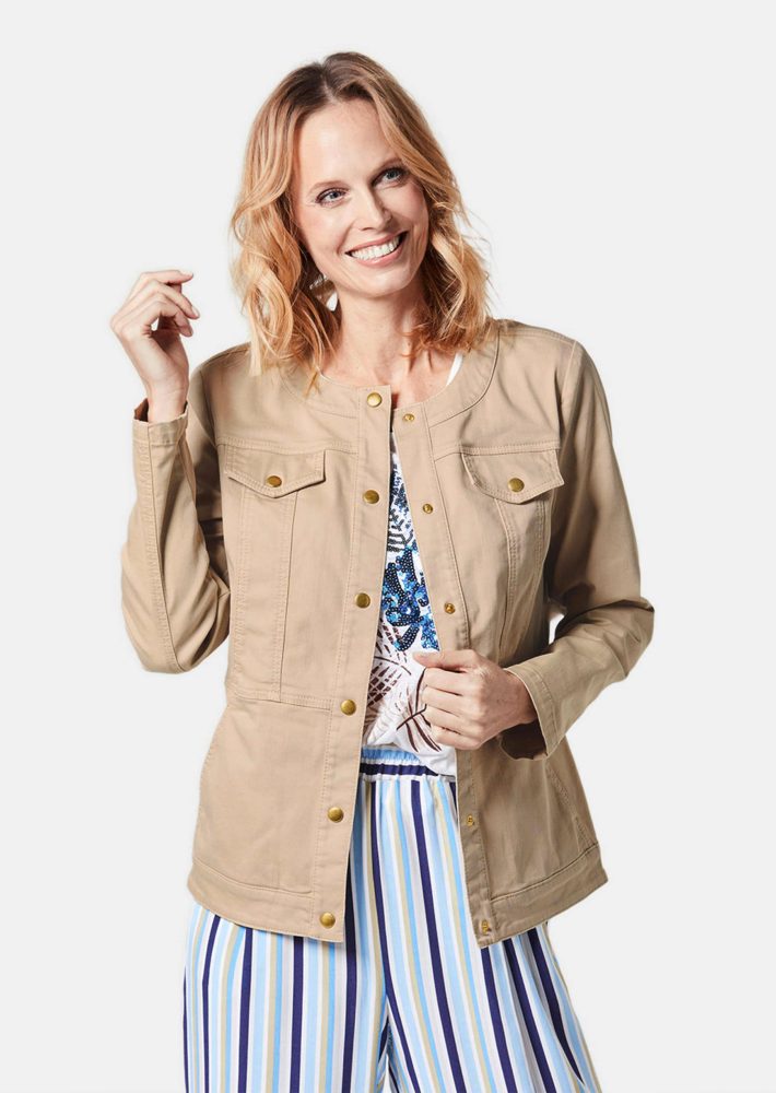Jacke - beige - Gr. 25 von Goldner Fashion