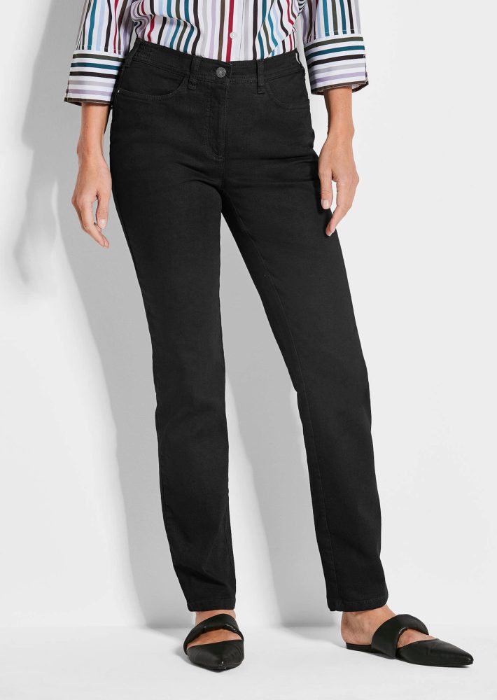 Röhrenjeans LOUISA - schwarz - Gr. 20 von Goldner Fashion