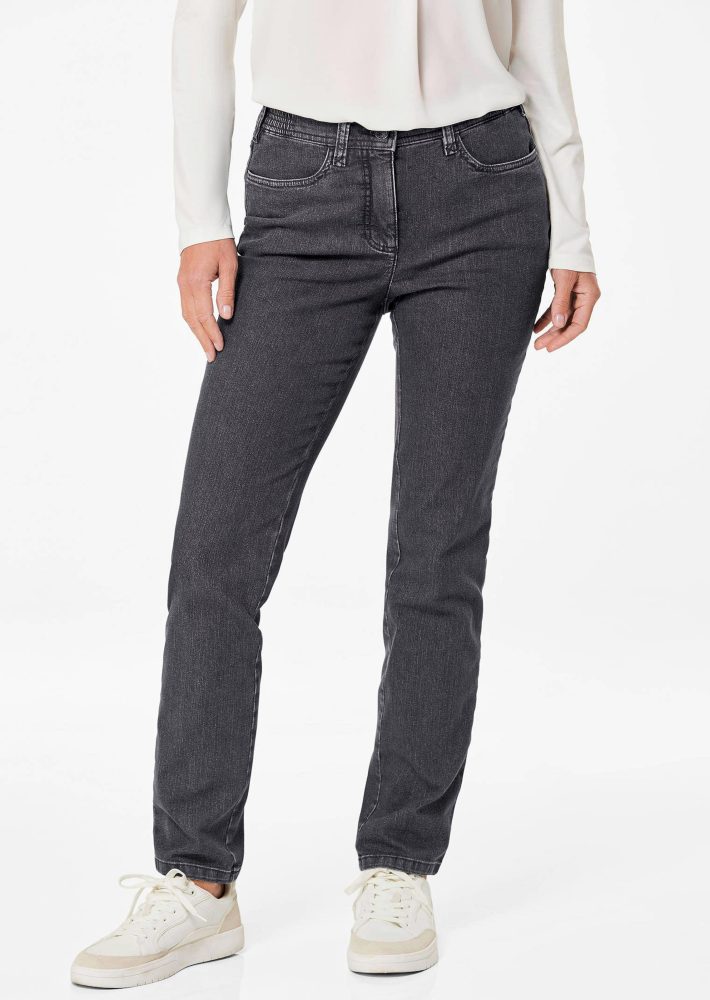 Röhrenjeans LOUISA - anthrazit - Gr. 19 von Goldner Fashion