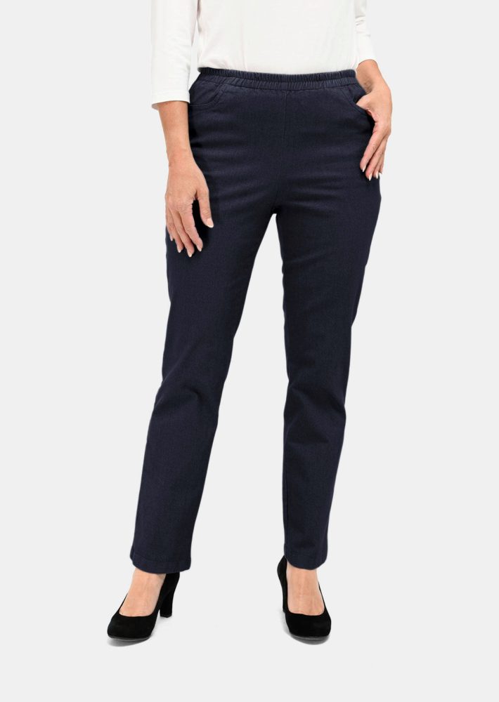 Jeansschlupfhose - marine - Gr. 19 von Goldner Fashion