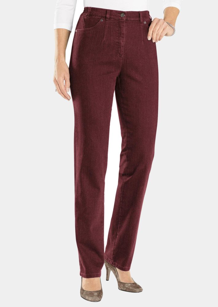 Classic Jeans CARLA - bordeaux - Gr. 56 von Goldner Fashion