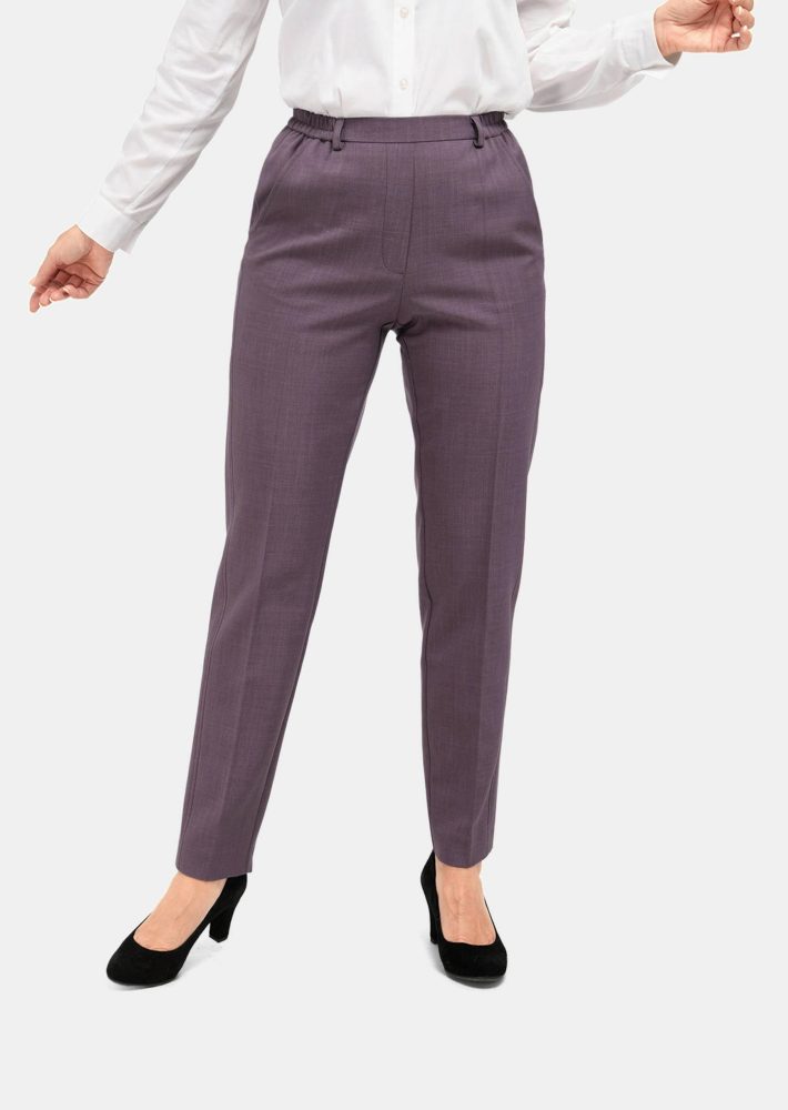 Pflegeleichte Schlupfhose - lila - Gr. 20 von Goldner Fashion