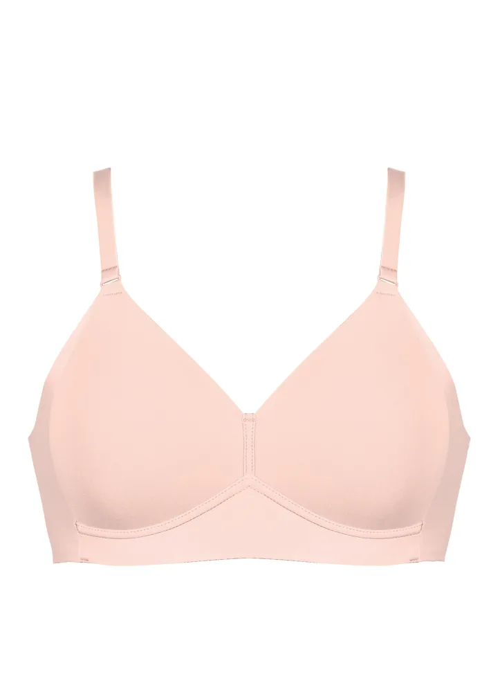 Soft-BH ohne Bügel - rosé - Gr. 90 A von Goldner Fashion