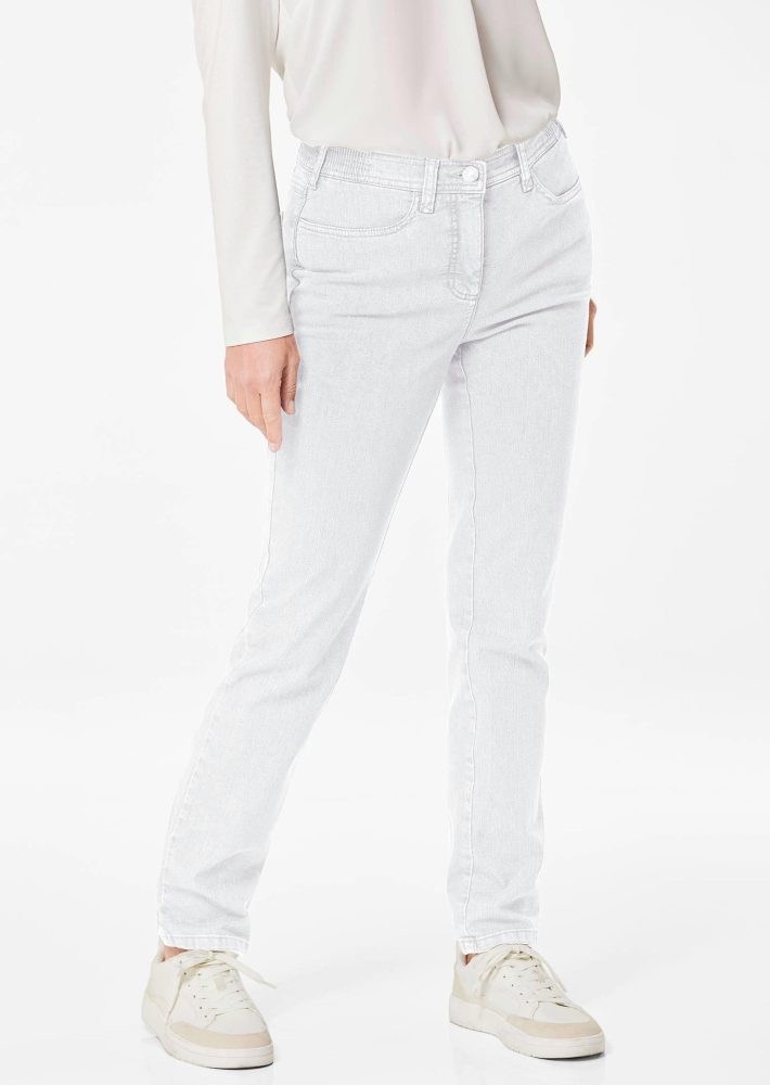 Röhrenjeans LOUISA - weiss - Gr. 21 von Goldner Fashion