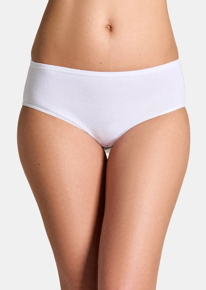 Hüftslip im 4er-Pack - weiss - Gr. 48 von Goldner Fashion