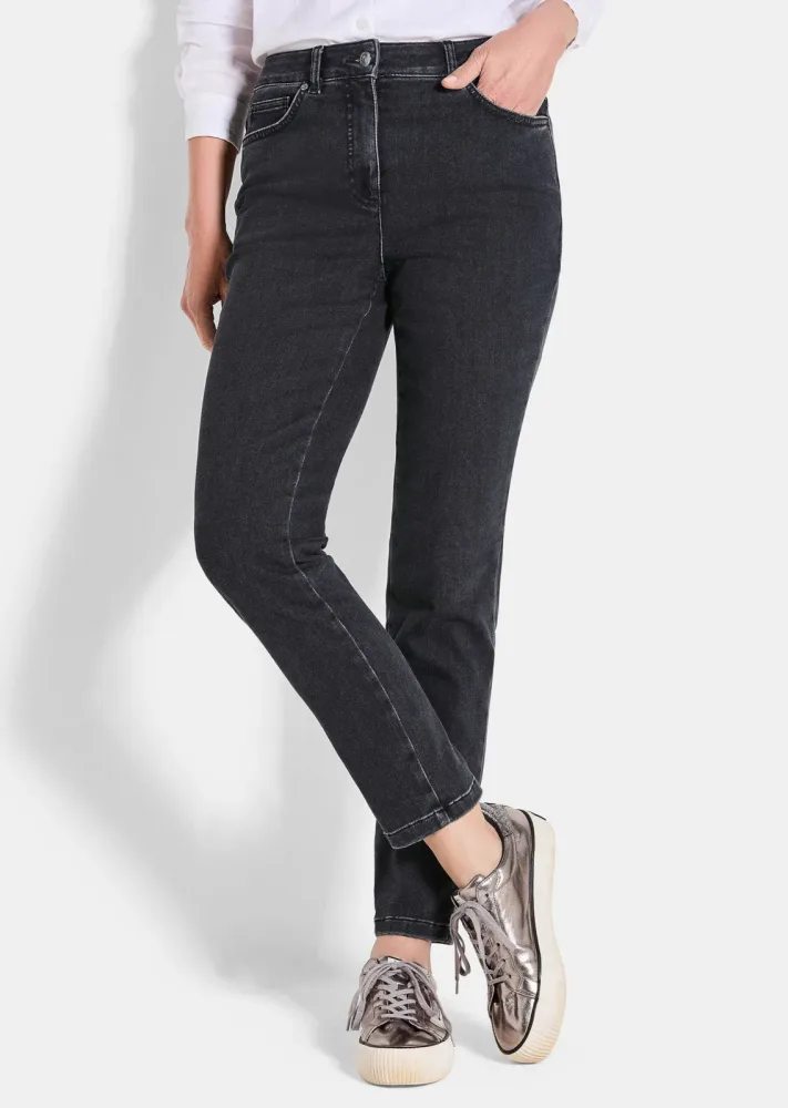 Thermohose BELLA innen angeraut - schwarz - Gr. 215 von Goldner Fashion