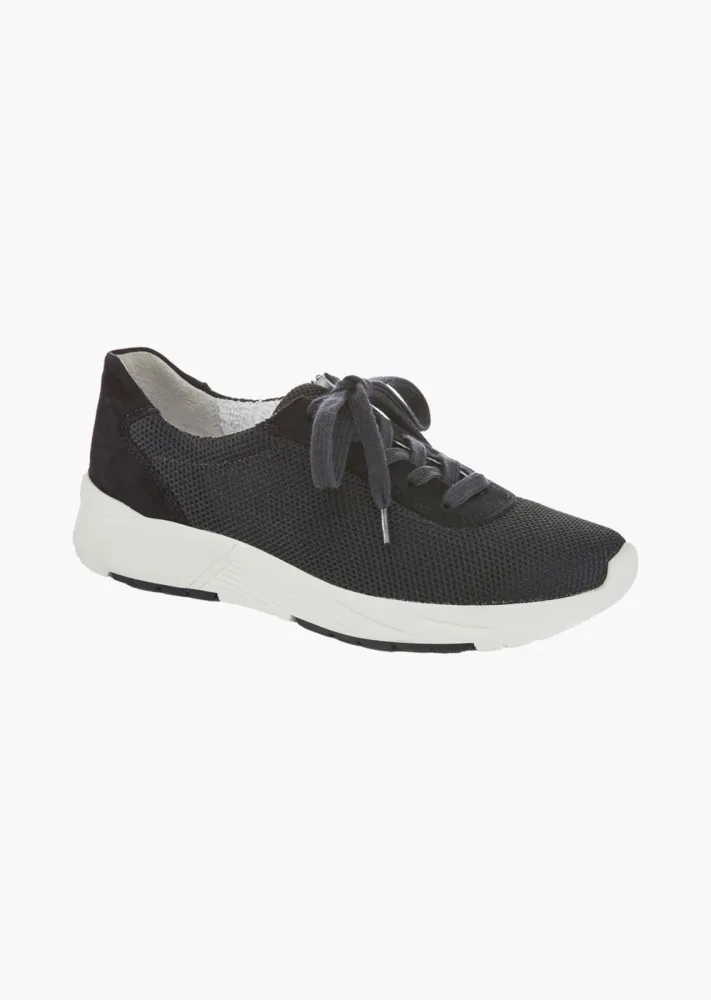 Sneaker mit herausnehmbarem Fußbett - marine - Gr. 38 von Goldner Fashion