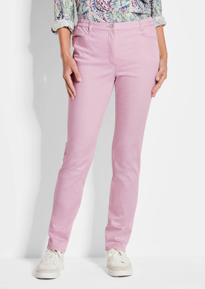Satin-Baumwollhose LOUISA COMFORT+ - rosé - Gr. 19 von Goldner Fashion