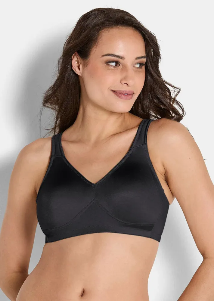 BH ohne Bügel mit Soft-Cups - marine - Gr. 85 D von Goldner Fashion