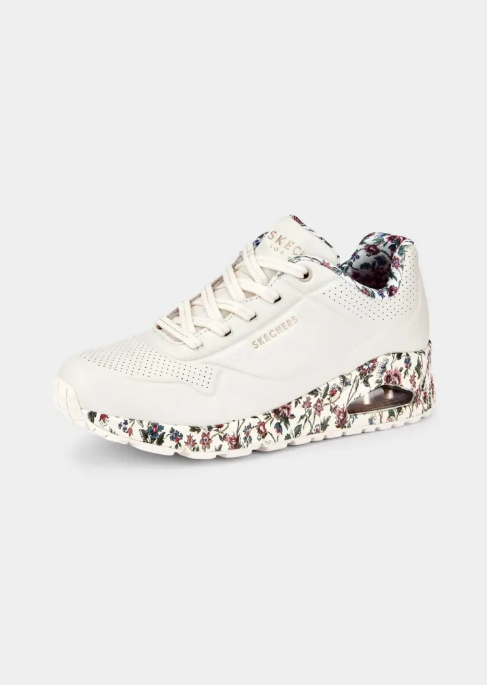 Sneaker mit Memory Foam - weiss / bunt - Gr. 38 von Goldner Fashion