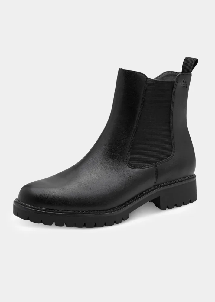 Klassische Chelsea Boots mit Reissverschluss - schwarz - Gr. 37 von Goldner Fashion
