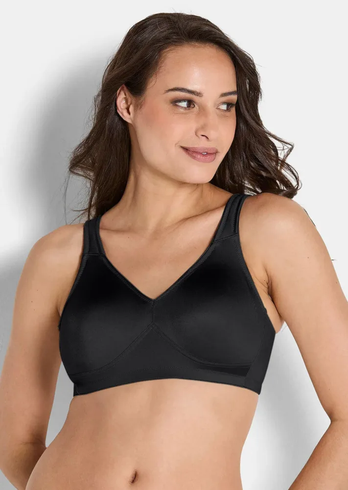 BH ohne Bügel mit Soft-Cups - schwarz - Gr. 100 C von Goldner Fashion