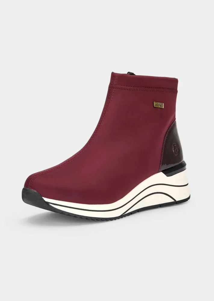 Stiefeletten mit wasserabweisender TEX-Ausrüstung - bordeaux - Gr. 37 von Goldner Fashion
