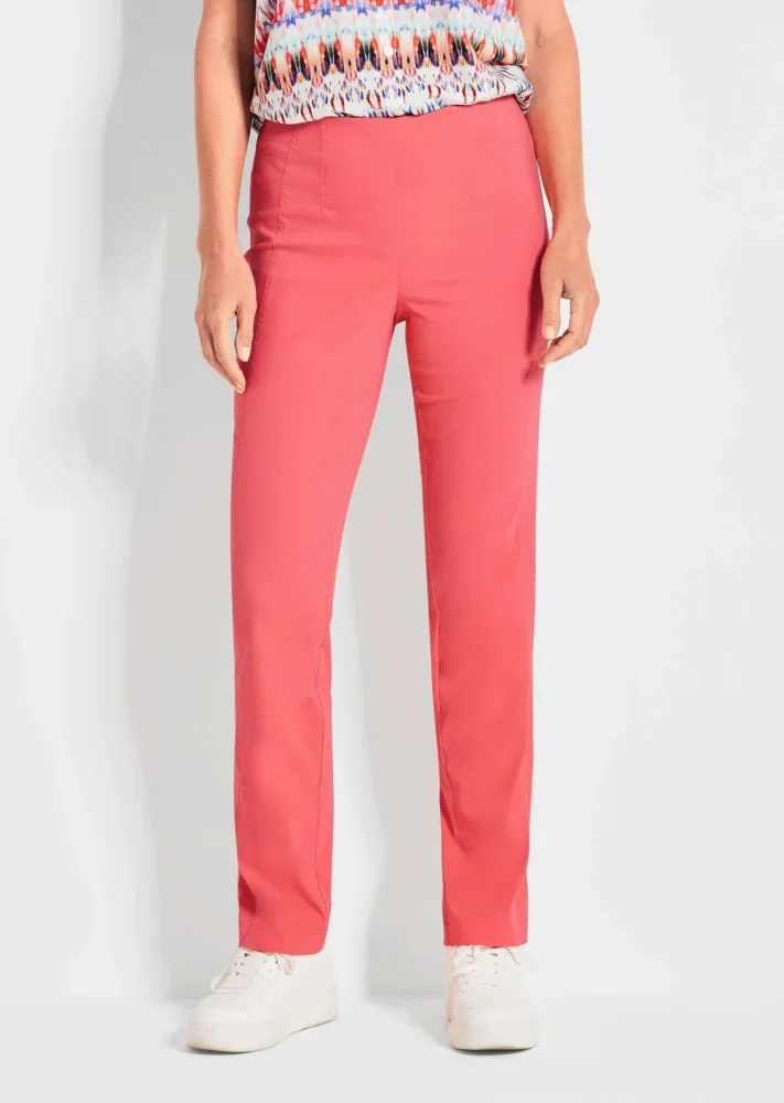 Pflegeleichte Bengalinhose CARLA - koralle - Gr. 275 von Goldner Fashion