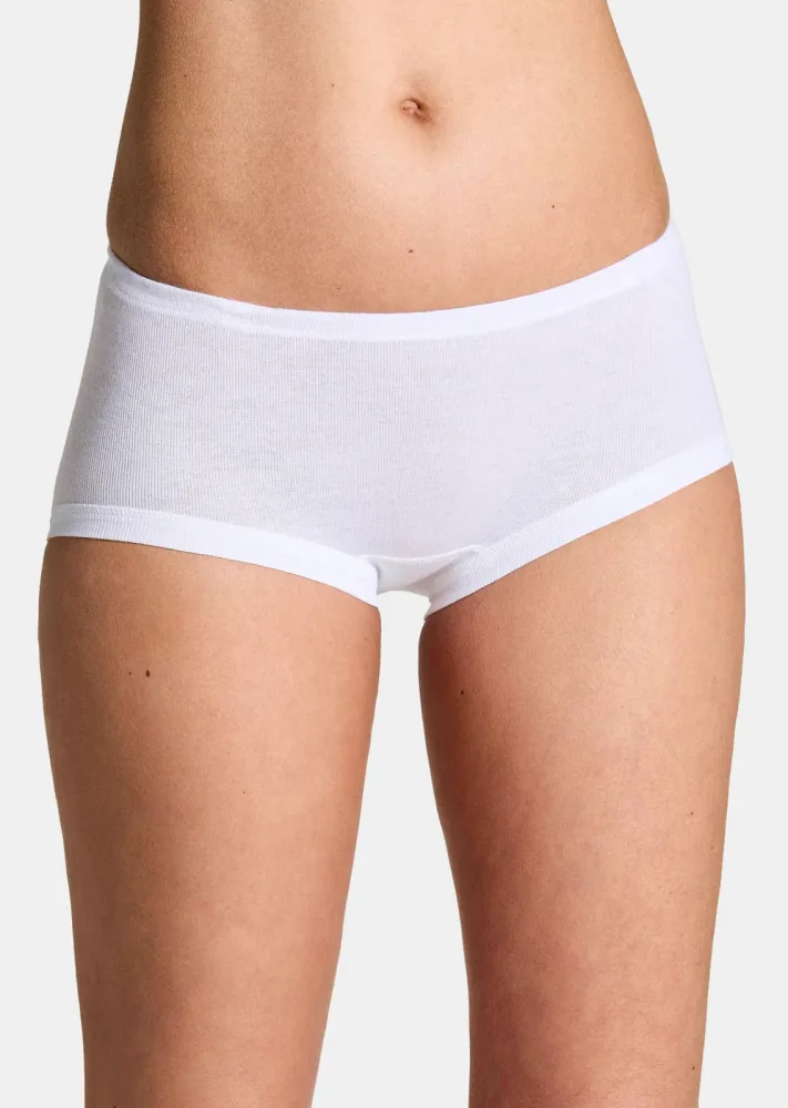 Baumwoll-Pagenschlüpfer im Mehrfachpack - weiss - Gr. 42 von Goldner Fashion