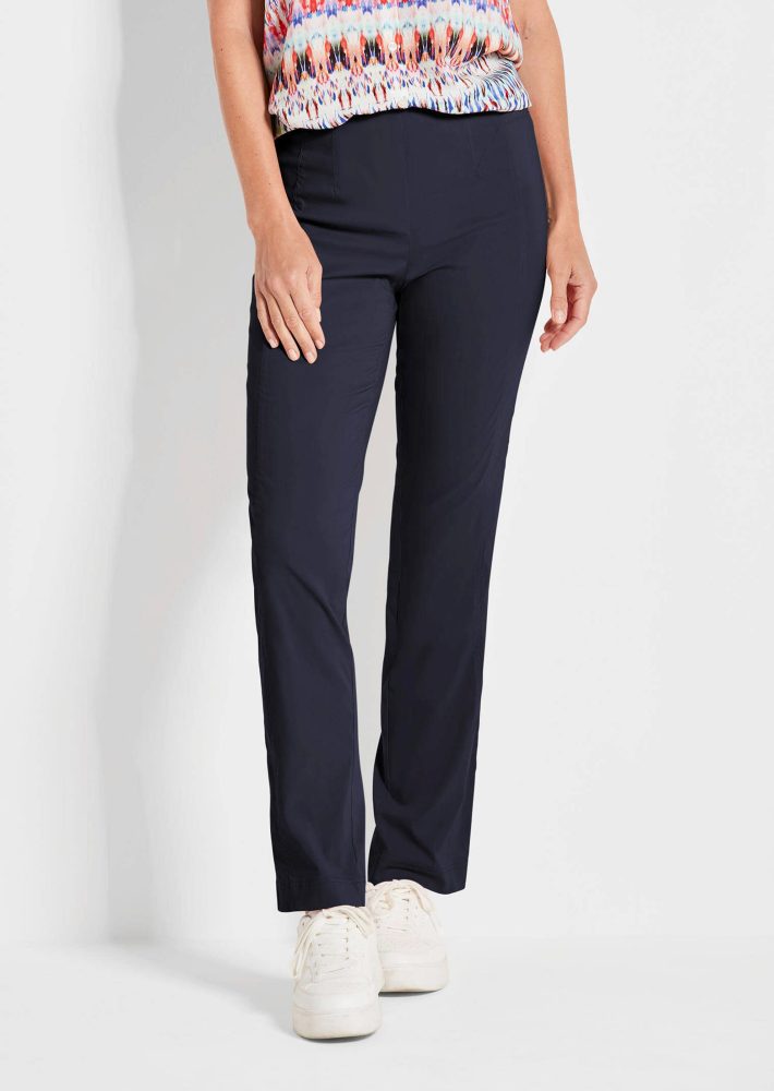Pflegeleichte Bengalinhose CARLA - marine - Gr. 38 von Goldner Fashion