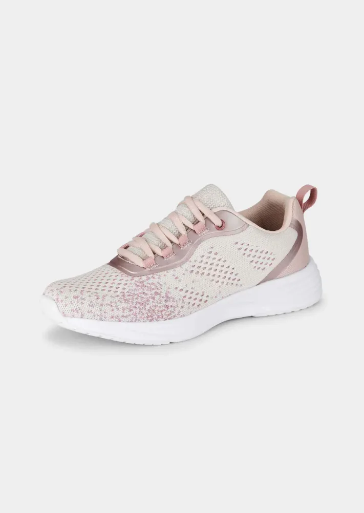 Sneaker mit herausnehmbarem Fußbett - rosé - Gr. 38 von Goldner Fashion