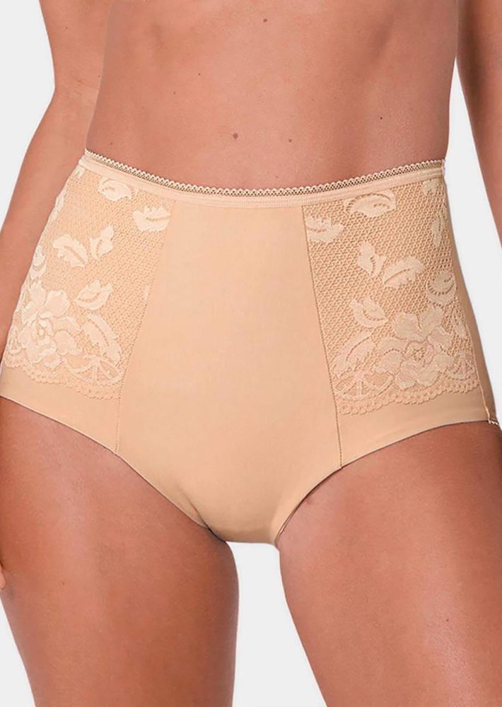 Miederhose mit Baumwolle - caramel - Gr. 38 von Goldner Fashion