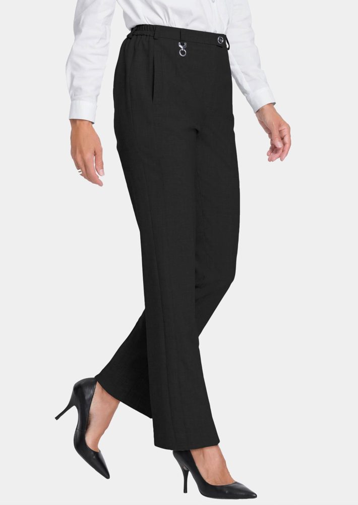 Trevira-Schurwollhose CARLA - schwarz - Gr. 275 von Goldner Fashion