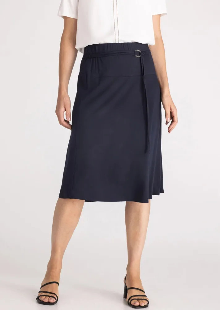 Jerseyjupe - dunkelblau - Gr. 38 von Goldner Fashion
