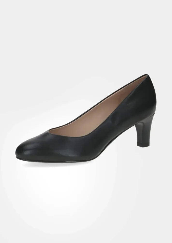Pumps aus Echtleder - schwarz - Gr. 8 von Goldner Fashion