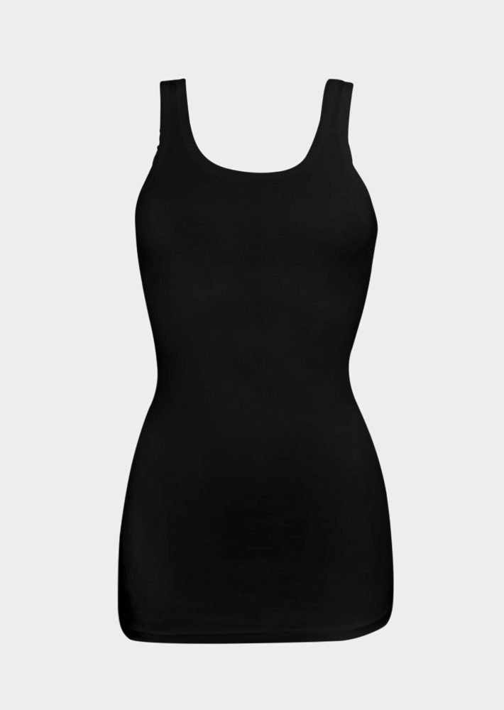 Achselhemd ?extra lang? im 3er-Pack - schwarz - Gr. 48 von Goldner Fashion