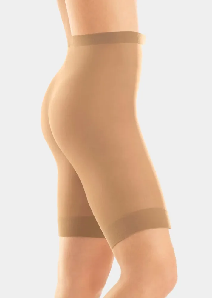 5er Pack Sommer-Kurzhose 30 DEN - caramel - Gr. 48/50 von Goldner Fashion