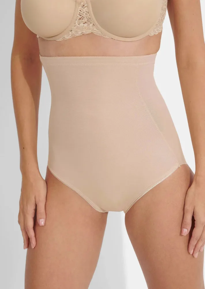 Taillenhohe, formende Miederhose - caramel - Gr. 3X von Goldner Fashion