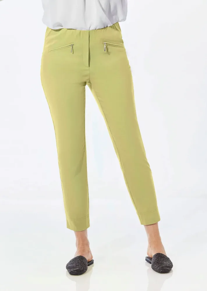 7/8-Bengalinhose LOUISA - hellgrün - Gr. 27 von Goldner Fashion