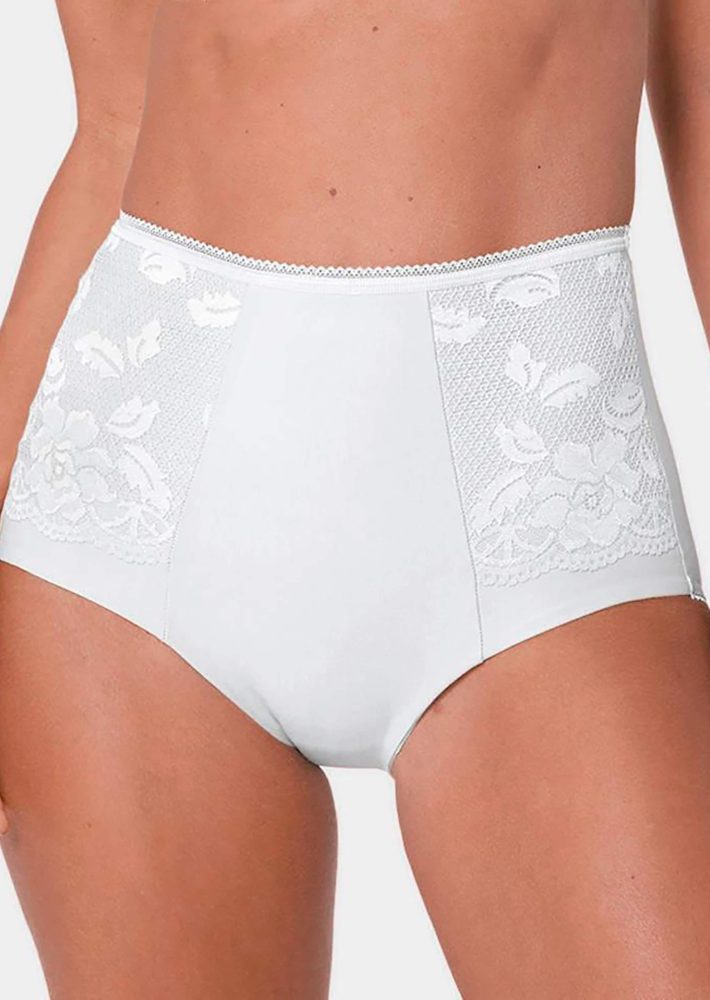Miederhose mit Baumwolle - weiss - Gr. 46 von Goldner Fashion