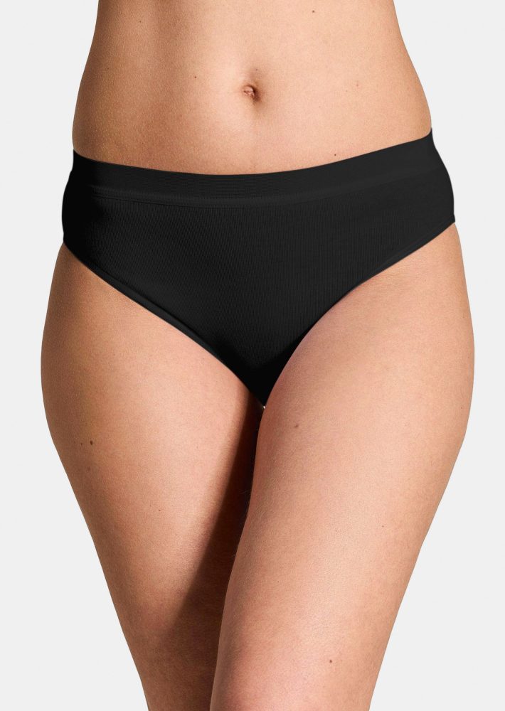 Baumwoll-Jazzpant im Mehrfachpack - schwarz - Gr. 38 von Goldner Fashion