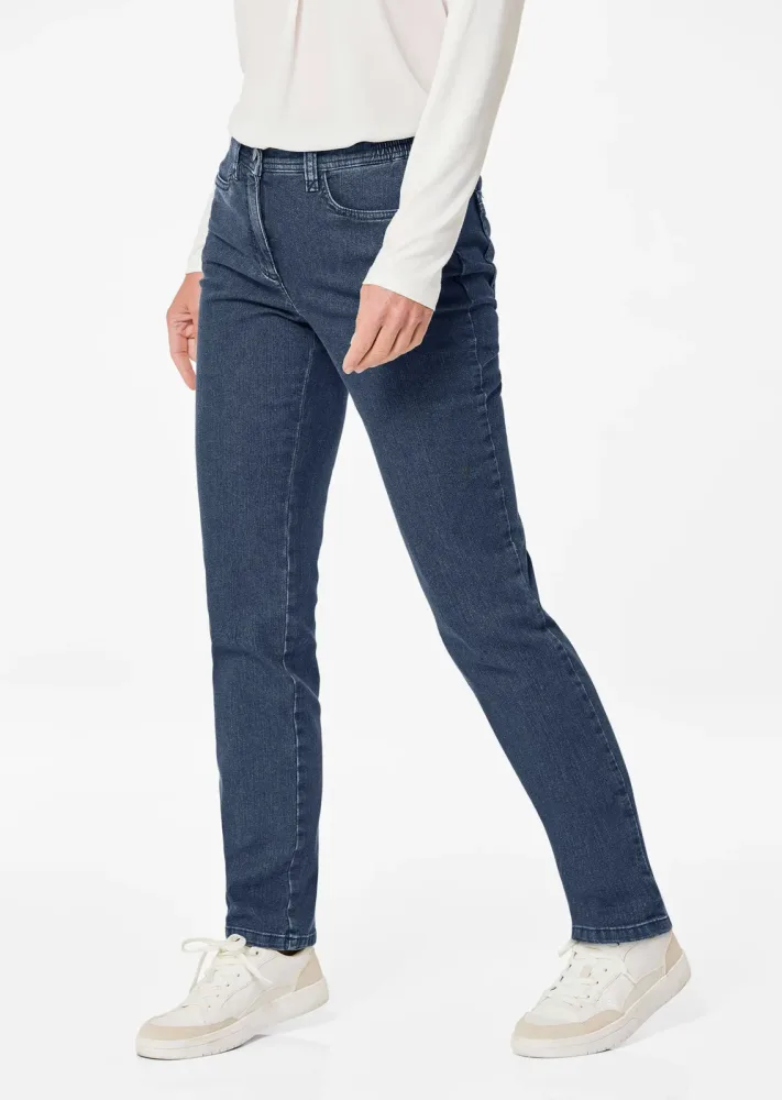 Röhrenjeans LOUISA COMFORT+ - marine - Gr. 21 von Goldner Fashion