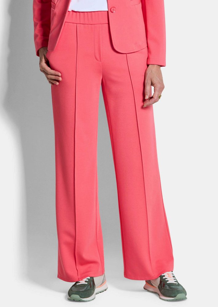 Jersey-Hose VERA mit Biesen - koralle - Gr. 25 von Goldner Fashion