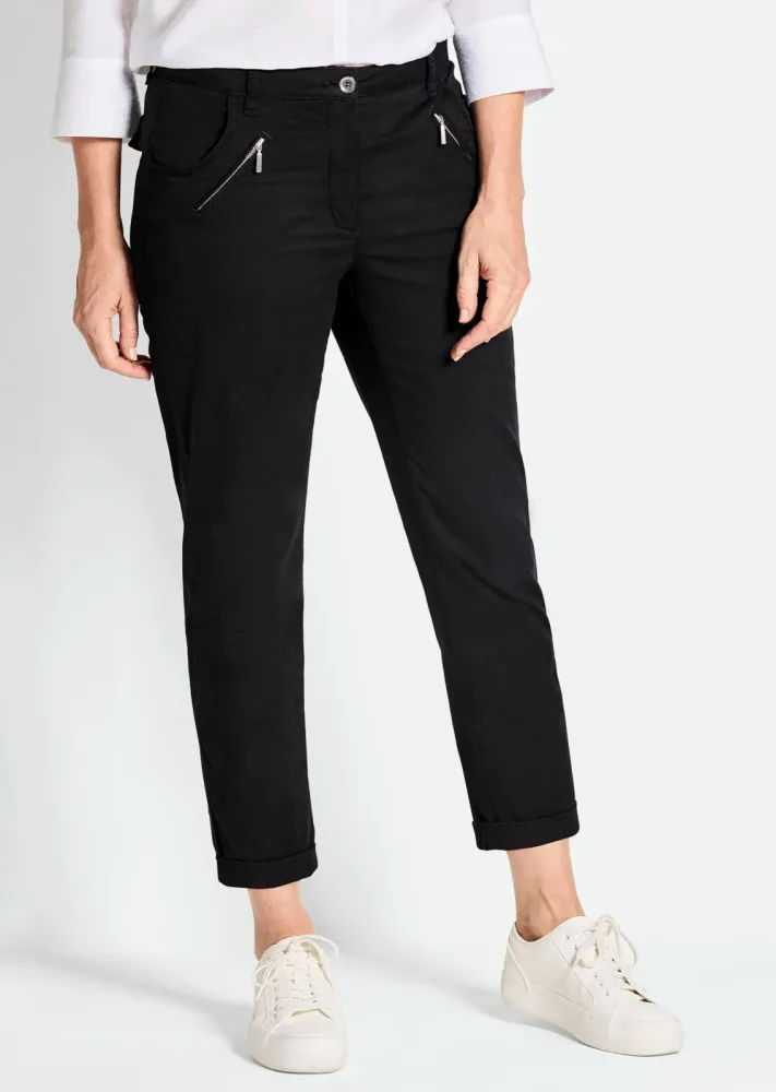 7/8 Chino-Hose LOUISA - marine - Gr. 21 von Goldner Fashion