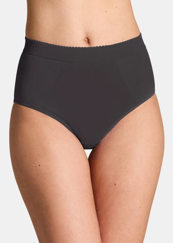 Bauchweg-Slip im 7er-Pack - schwarz - Gr. 36 von Goldner Fashion