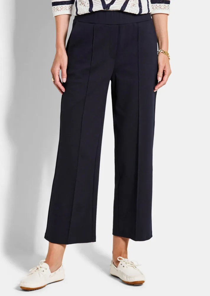 Culotte VERA aus Viskose-Jersey - marine - Gr. 255 von Goldner Fashion