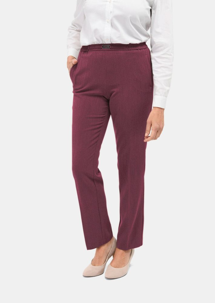 Edle Professlan-Schlupfhose CARLA - bordeaux - Gr. 21 von Goldner Fashion