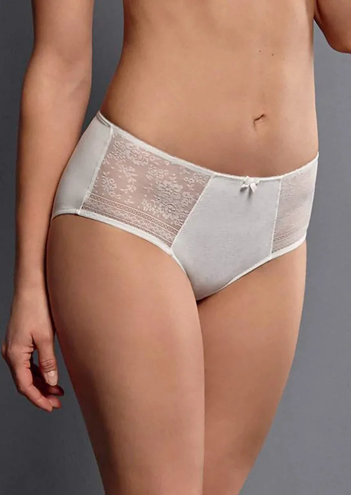Formender Taillenslip mit Spitzeneinsatz - champagner - Gr. 38 von Goldner Fashion
