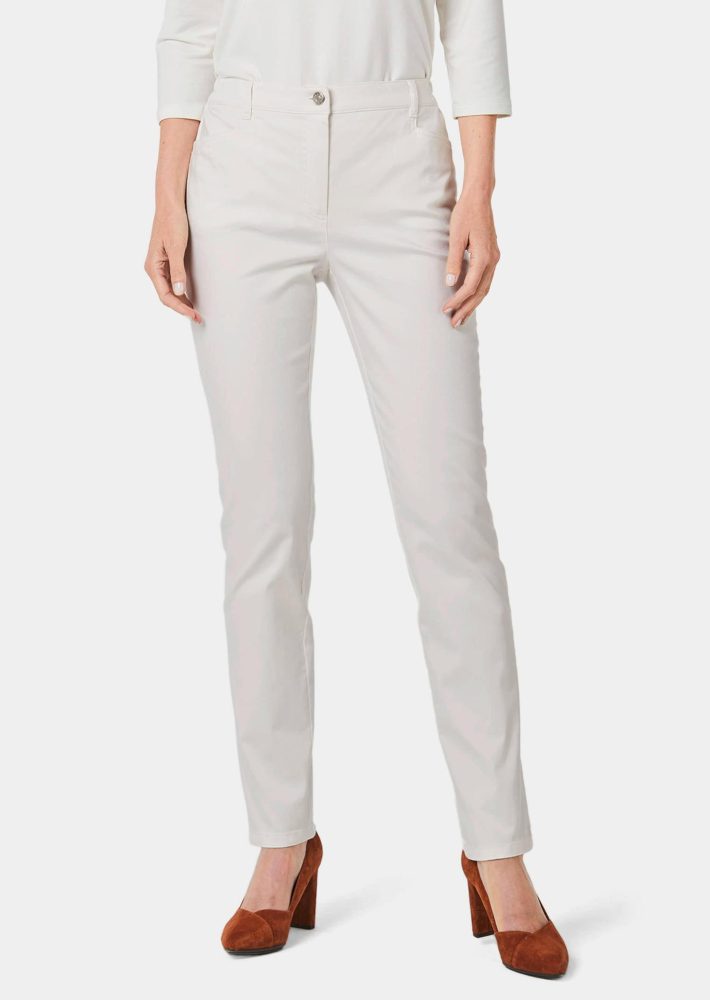 Satin-Baumwollhose LOUISA - cremeweiss - Gr. 21 von Goldner Fashion
